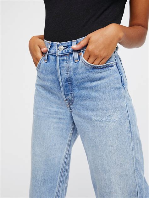 Levis Altered Wide Leg Jeans Fit May Run Small We Recommend
