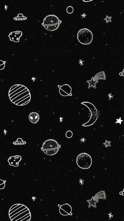Get Aesthetic Space Doodle Wallpaper Pictures Wallpaper Cave
