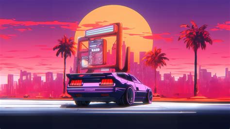 1366x768 Nostalgic Synthwave 5k Laptop Hd Hd 4k Wallpapersimages