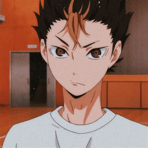 Determined to be like the volleyball championship's . 𝑵𝒊𝒔𝒉𝒊𝒏𝒐𝒚𝒂 ⤨┊ in 2020 | Haikyuu anime, Anime, Nishinoya