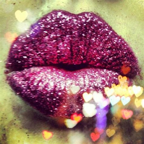 Glitter Kisses Glitter Lips Pink Lips Glitter Lipstick