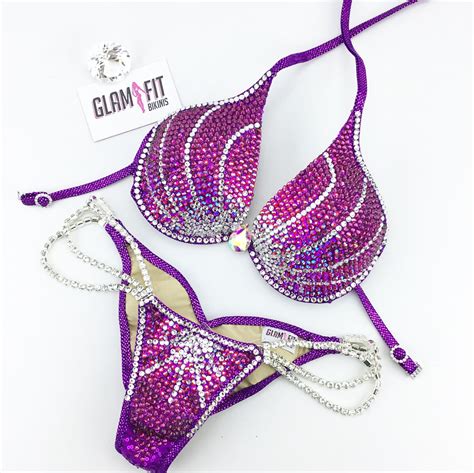 Purple Ombre Competition Bikini | Bikini competition suits, Bikini competition, Bikini workout