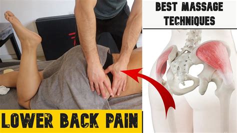 Best Massage Techniques For Lower Back Pain Masaje Para Lumbago Dolor De Espalda Youtube