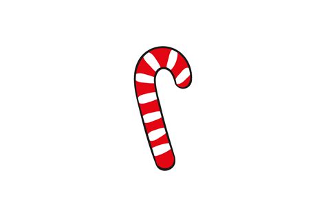 Christmas Illustration Candy Cane Vector Graphic By 1riaspengantin