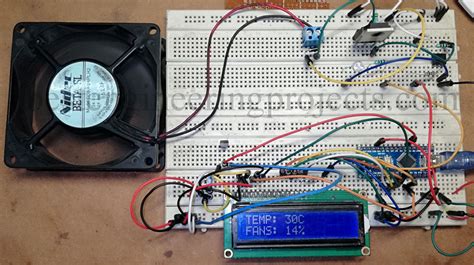 Arduino Based Temperature Controlled Fan Engineering Projects