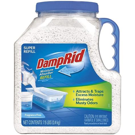 Damprid Fragrance Free Moisture Absorber Super Refill Container 75 Lb