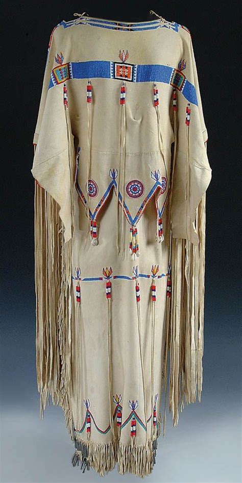 Beaded Buckskin Native American Clothing American Indian Clothing Native American Dress