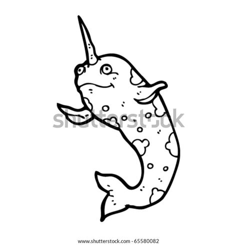 Narwhal Cartoon Stock Vector Royalty Free 65580082 Shutterstock