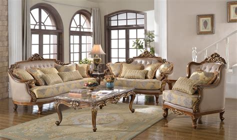 Fontaine Traditional Living Room Set Sofa Love Seat Chair