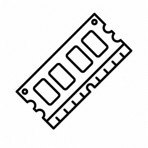 Computer Hardware Memory Ram Icon Download On Iconfinder