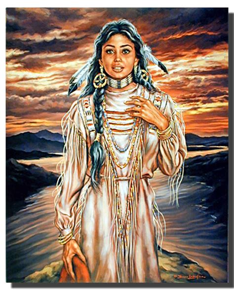 Maiden Poster Sunset Native American Posters