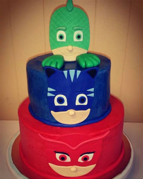 Share the best gifs now >>>. PJ Mask Birthday Cake (Kina's Unique Sweets) | 6th ...