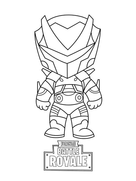 Fortnite Coloring Pages Dark Voyager Fortnite Black Knight Coloring
