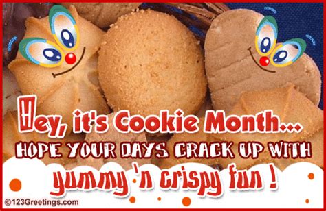 National Cookie Month Free Cookie Month Ecards Greeting Cards 123