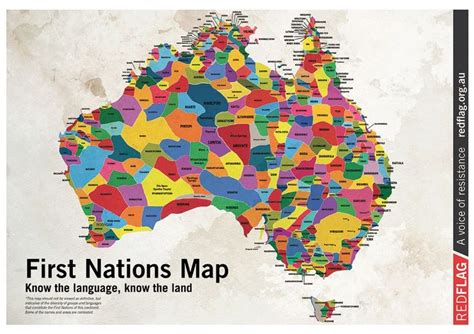 First Nations Map Australia Australia History Australia Day