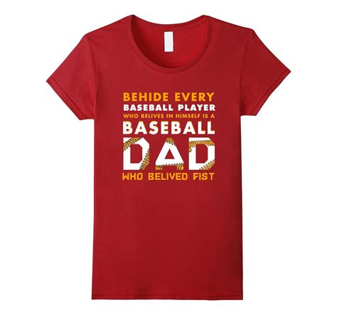 Baseball Dad T Shirt Baseball Player Fathers Day T