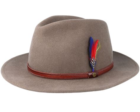 Woolfelt Brown Traveller Stetson Hats