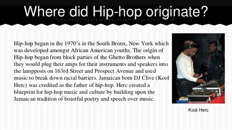 History Of Hip Hop Music