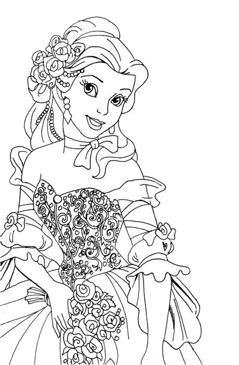 9 Incroyable Coloriage Princesse Disney A Imprimer Pictures Belle Coloring Pages Princess