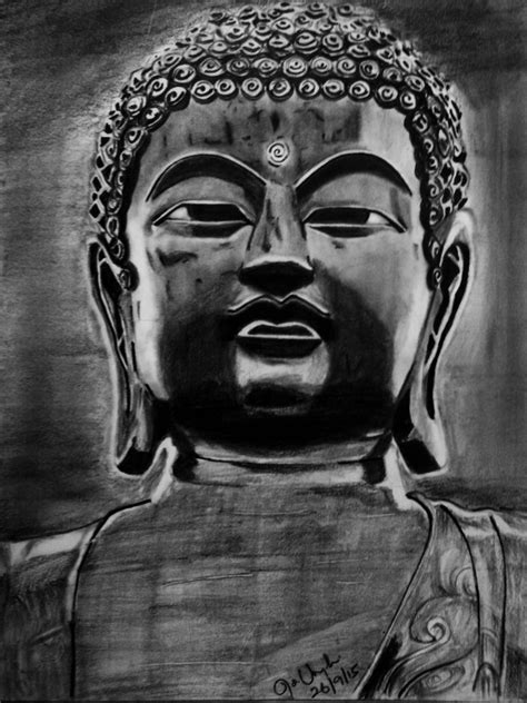 Pencil Sketch Of Buddha Ji Desi Painters