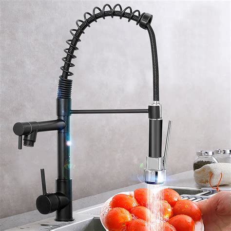 Kitchen Sink Faucet Contemporary Single Handle Stainless Steel Kitchen
