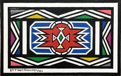 Mahlangu Esther Mahlangu South Africa Paintings Available Works