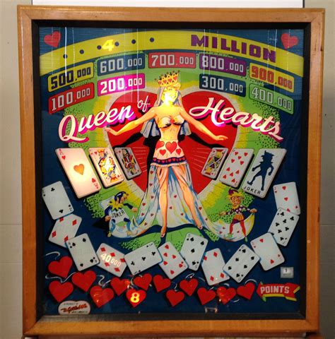 #millions #queenofheartshave you ever played the queen of hearts game? Queen of Hearts. Gottlieb, 1952. | Pinball art, Pinball ...