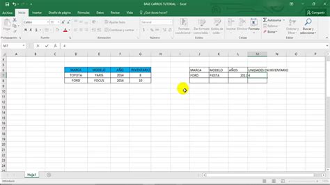 Crear Tabla Excel