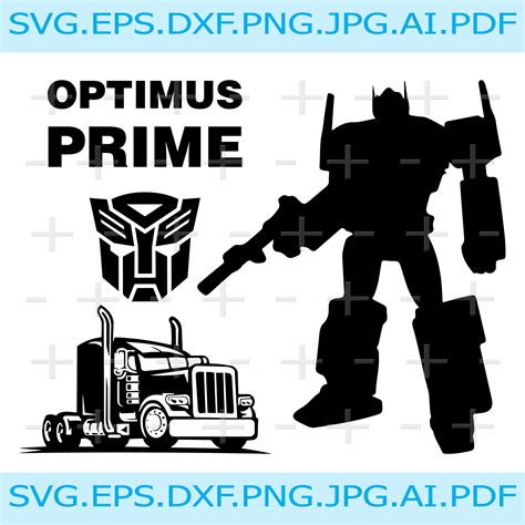 Optimus Prime Svg Optimus Prime Silhouette Optimus Prime Etsy
