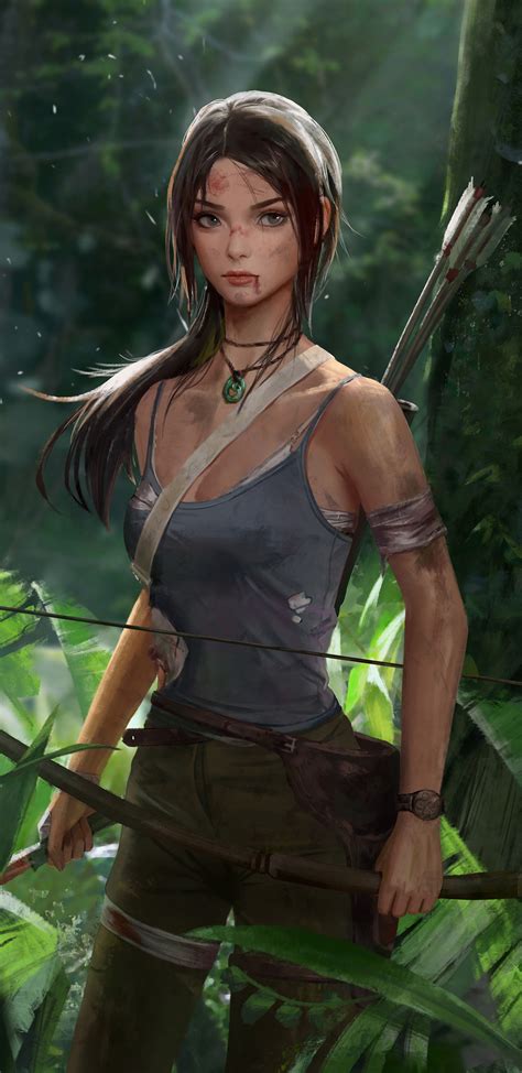 1440x2960 Tomb Raider Lara Croft Artwork Samsung Galaxy Note 98 S9s8