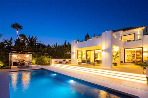 New Luxury Villa In Marbella With Sea And Golf Views In Marbella Spain