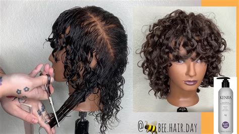 Curly Layered Haircut Tutorial Curlystyly