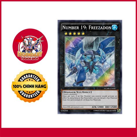 En Thẻ Bài Yugioh Chính Hãng Number 19 Freezadon