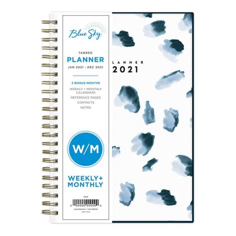 Blue Sky Weeklymonthly Planner 5 X 8 Brewster January To December