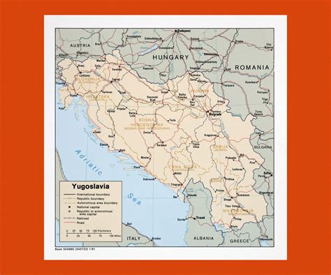 Maps Of Yugoslavia Collection Of Maps Of Yugoslavia Former