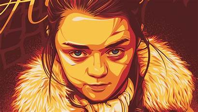 Thrones Arya Stark 4k Wallpapers Digital Artwork