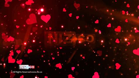 Flying Hearts Royalty Free Background Loop Hd 1080p Youtube