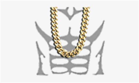 Download Transparent Gold Chain Roblox T Shirt Muscle Pngkit