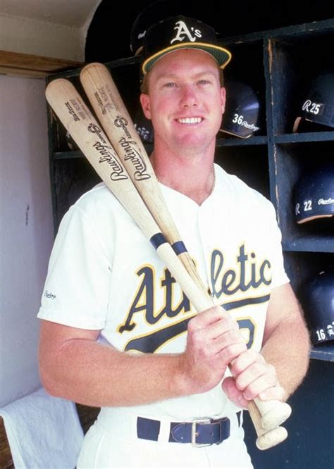Scratch Hit Sports Oakland Athletics Mark Mcgwire Sets Rookie Home