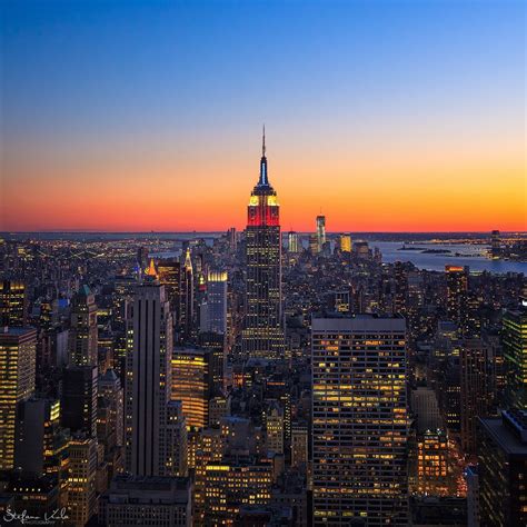 New York Sunset Juzaphoto