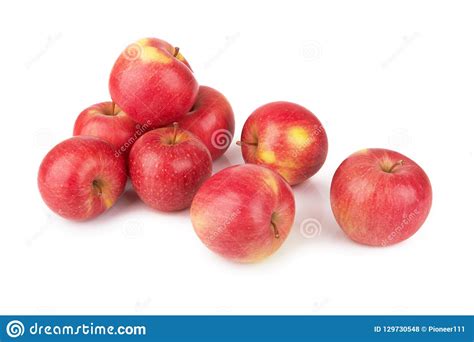 Red Apples Isolated Stock Photo Image Of Agriculture 129730548