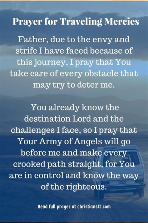 prayer for safe travel and protection