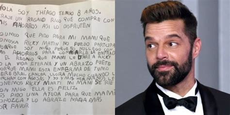 Niño Gasta Ahorros Para Que Su Mamá Con Cáncer Conozca A Ricky Martin