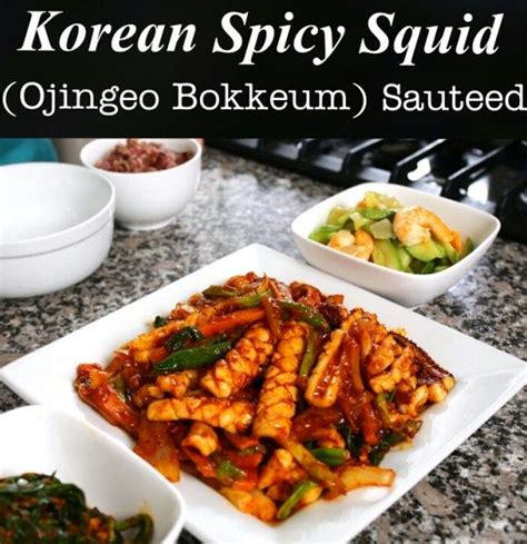 Maybe you would like to learn more about one of these? Korean Spicy Squid (Ojingeo Bokkeum) Sauteed Recipe in ...