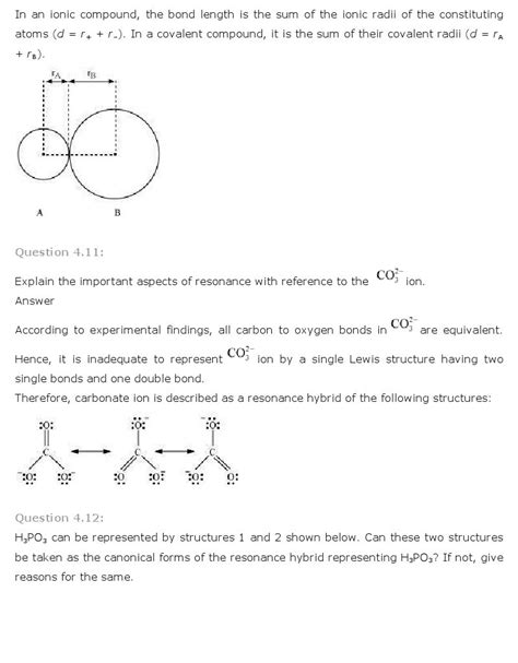 Chemical Bonding And Molecular Structure Class 11 Chemistry Ncert