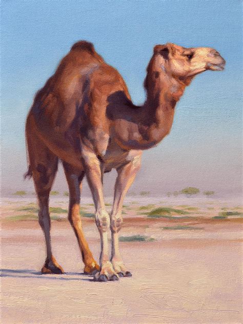 Wilderness Camel Painting By Ben Hubbard