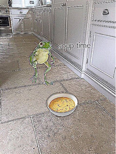 Soup Time Soup Time Frog Pictures Frog Meme Frog