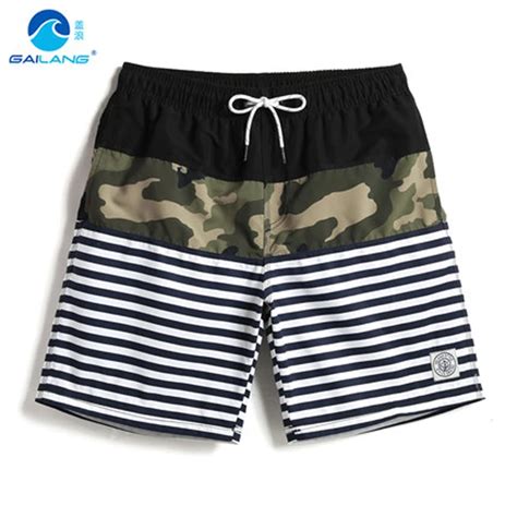 Camouflage Swim Short Breathable Sexy Man Surfing Swimming Swimsuits