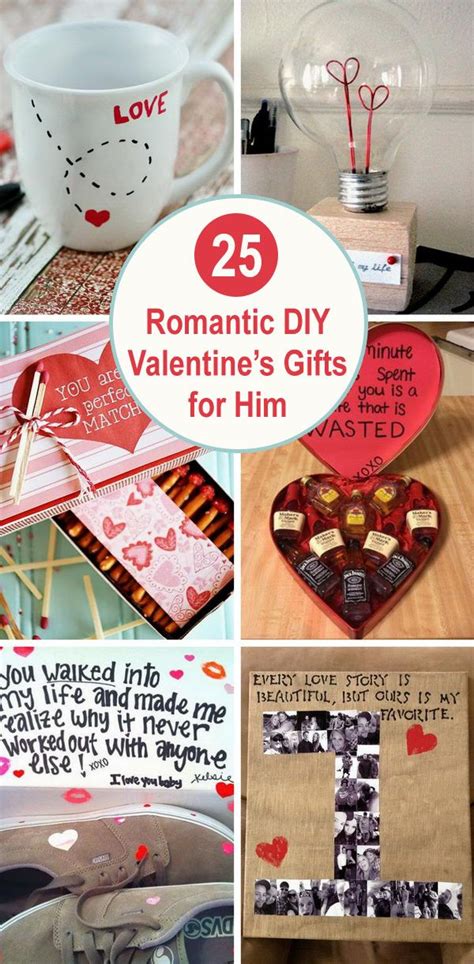 Romantic Diy Valentine S Gifts For Him Diy Valentines Gifts