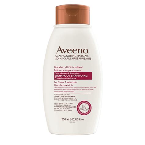 Hair Shampoo With Blackberry Quinoa Protein Blend Aveeno
